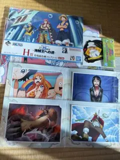 ワンピース　くじ、くら寿司　グッズ