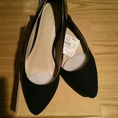 新品未使用☆ikkaパンプス 黒 Mサイズ