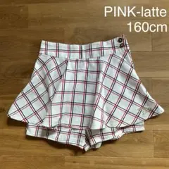 PINK-latte スカート風ショートパンツ 160cm
