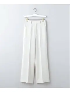 ＜6(ROKU)＞ポリエステルレーヨン ブーツカットパンツ