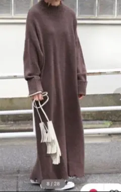 ニットワンピース ロングワンピース