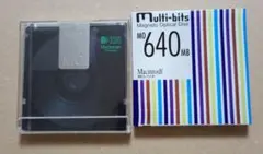 MOディスク 2枚セット 640MB＋230MB Macintosh対応