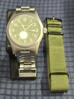 HAMILTON ハミルトンkhaki Quartz9797 腕時計 動作未確認 - メルカリ