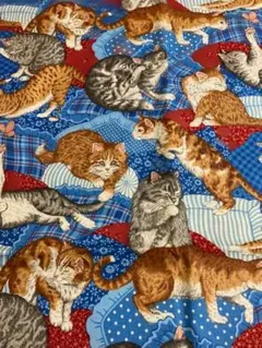 猫柄生地
