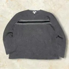 n*o様 90s OLD NAVY コットンニットセーター USメンズ ネイビー
