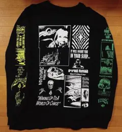 VOLCOM ボルコム ホラー映画 ホラー 映画 ロンT Lサイズ ブラックのサムネイル