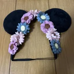 【断捨離SALE】春・夏 ミニー お花 ヘアバンド カチューシャ