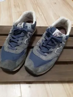 New Balance 574 ネイビー/グレー 27.0 ニューバランス