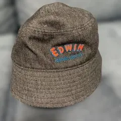 EDWIN エドウィン　子供用　帽子　ブラックデニムのサムネイル