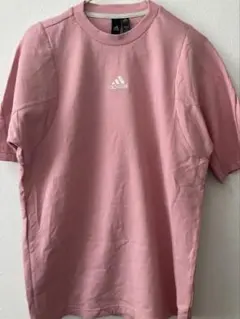 美品adidas メンズ　ピンク Tシャツ サイズO XL
