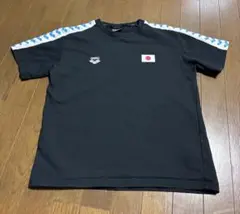 arena JAPAN 日本代表モデル Tシャツ ブラックのサムネイル