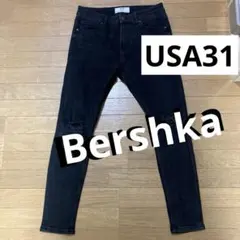 Bershka ブラックデニム　EUR40 ダメージのサムネイル