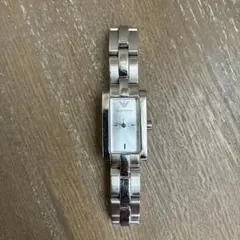 EMPORIO ARMANI レディース腕時計　スクエア　稼動品　新品電池のサムネイル