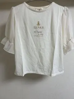 【未使用】しまむら　青木美沙子　プルオーバー　半袖　Lサイズ ニナスコラボ