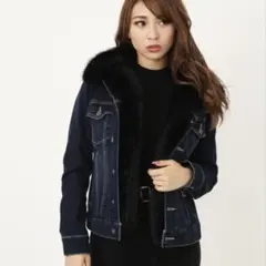 riendaリエンダ　Dualコア2wayストレッチデニムジャケット