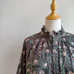SUPER HAKKA 花柄シャツ フリルのサムネイル