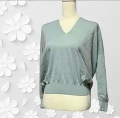 ★URBAN RESEARCH★Vネック 長袖ニット【F】