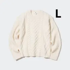 UNIQLO♡ケーブルクルーネックセーター