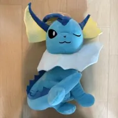 ポケモン　ほぺぴた でっかいぬいぐるみ～シャワーズ・ミズゴロウ～