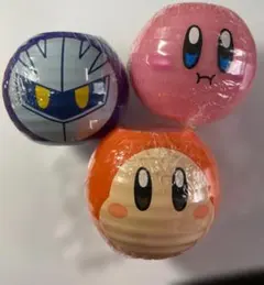 新品未開封カービィ提灯ライト3点セットカービィほおばり、ワドルディ、メタナイト