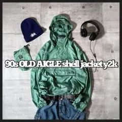 90-00s OLD AIGLE シェルジャケット ハーフジップ プルオーバーのサムネイル