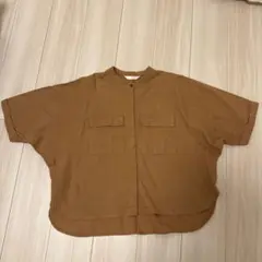 グレディブリリアンAule F ブラウン ショートスリーブシャツ トップス 半袖のサムネイル