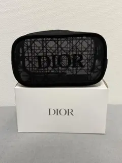 Dior ブラックメッシュポーチ ノベルティー