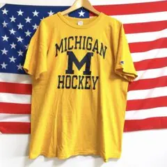 USA製 Champion MICHIGAN HOCKEY Tシャツ XL