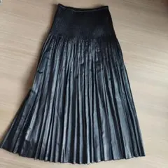 【美品】GIVY ブラック プリーツスカート