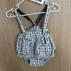 美品　ラグマート　サスペンダー付きパンツ　チェック