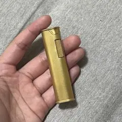 ダンヒル（dunhill）ライター スリムタイプ ゴールドカラー 着火未確認 