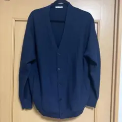 GU ネイビー カーディガン XL