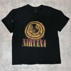 3752 Nirvana ニルヴァーナ シングルステッチ Tシャツ 黒 - メルカリ