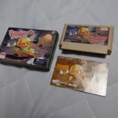 バルダーダッシュ ファミコンソフト 箱・説明書付