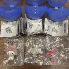 サンリオ　ゆるっとめじるしアクセサリー　マイメロ　しろうさ　ぼんぼんりぼん