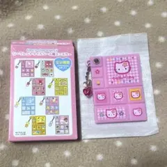 サンリオ　タイルシール風ミニミラー　キティ