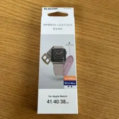 エレコム ハイブリッドレザーバンド 41/40/38mm ピンク