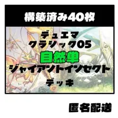 自然単ジャイアントインセクト】デュエマクラシック05 デッキ販売