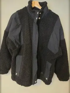 ブラック フリースジャケット