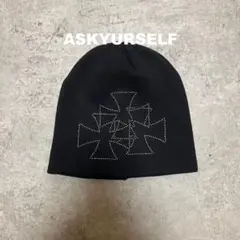 ASK YOURSELF アスクユアセルフクロスビーニー 帽子キャップ - メルカリ