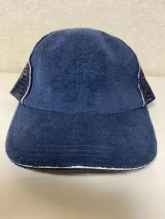 パイル(タオル)メッシュキャップ ワークキャップ CAP メッシュ野球帽子 紺のサムネイル