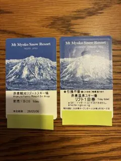 2025年最新】赤倉 リフト券の人気アイテム - メルカリ
