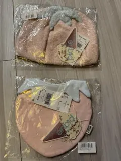 【新品未開封】gelato pique ベビー帽子 スタイ　いちご