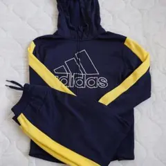 adidas アディダス ポリエステル ジャージ パーカー＆パンツ 150