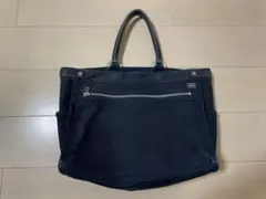 PORTER トートバッグ ネイビー キャンバス