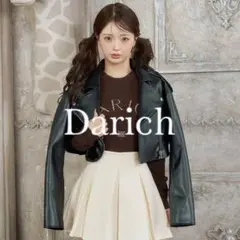 新品 Darich ダーリッチ ドロップショートライダースジャケット
