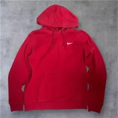 ナイキNike 赤　フード付きパーカー　hoodie
