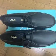 Clarks Wallabeeレザーシューズ ブラックのサムネイル