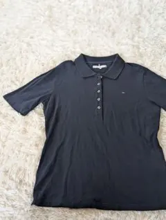 美品　Tommy Hilfiger ポロシャツ 半袖 ブラック