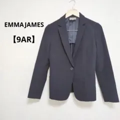 EMMAJAMES スーツジャケット シングルスーツ ブラック 【9AR】